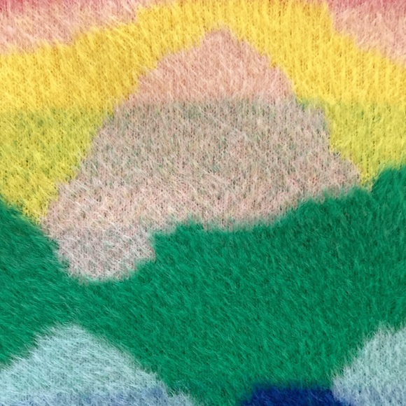 NWT Lola +The Boys Girls Shooting Star Rainbow Sweater Hoodie. Size 8. - Picture 6 of 10